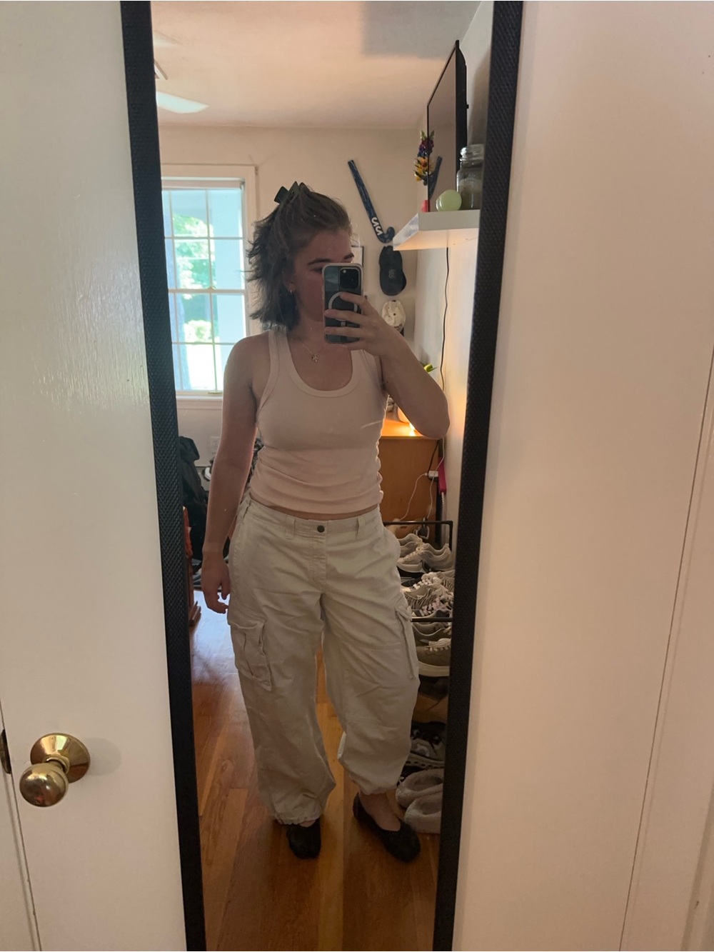 Old Navy Reissue Eggshell Cargo Trouser